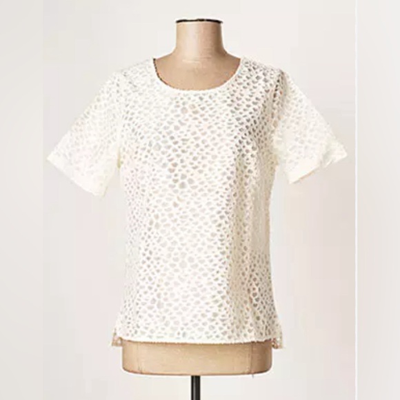 *last call* CHLOÉ STORA white snakeskin print blouse - Picture 1 of 12